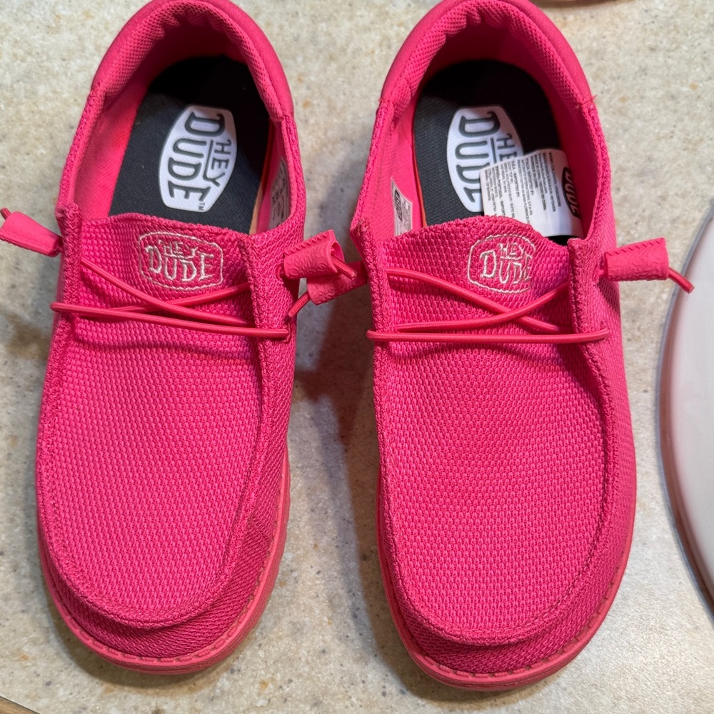Hey Dude Women's Pink Sneakers